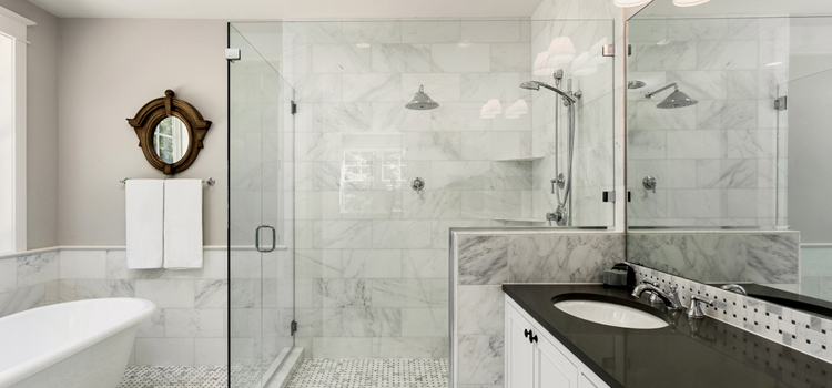bathroom shower door installation in Tamalpais-Homestead Valley